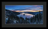 Winters Awakening - Emerald Bay By Brad Scott - Framed Print