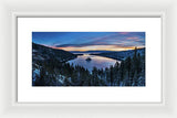 Winters Awakening - Emerald Bay By Brad Scott - Framed Print