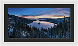 Winters Awakening - Emerald Bay By Brad Scott - Framed Print
