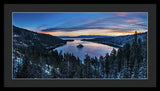 Winters Awakening - Emerald Bay By Brad Scott - Framed Print