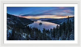 Winters Awakening - Emerald Bay By Brad Scott - Framed Print
