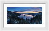 Winters Awakening - Emerald Bay By Brad Scott - Framed Print