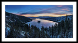 Winters Awakening - Emerald Bay By Brad Scott - Framed Print