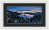 Winters Awakening - Emerald Bay By Brad Scott - Framed Print