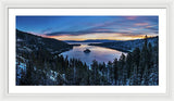 Winters Awakening - Emerald Bay By Brad Scott - Framed Print