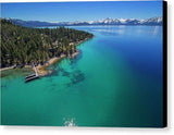 Zephyr Point Aerial - Canvas Print-10.000" x 6.625"-Lake Tahoe Prints