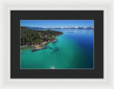 Zephyr Point Aerial - Framed Print