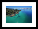 Zephyr Point Aerial - Framed Print