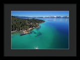 Zephyr Point Aerial - Framed Print