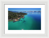Zephyr Point Aerial - Framed Print
