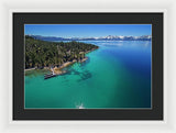Zephyr Point Aerial - Framed Print