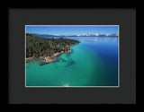 Zephyr Point Aerial - Framed Print