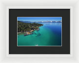 Zephyr Point Aerial - Framed Print