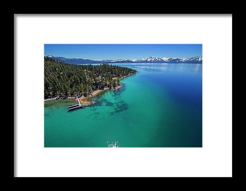 Zephyr Point Aerial - Framed Print
