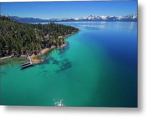 Zephyr Point Aerial - Metal Print
