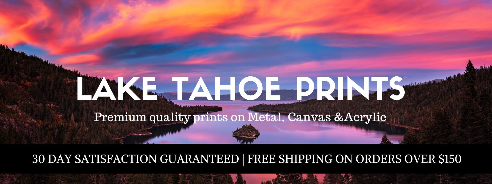 Lake Tahoe Wall Art-lake tahoe prints