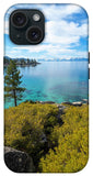 Manzanita View - Sand Harbor Lake Tahoe - Phone Case