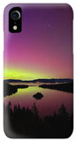 Northern Lights Over Emerald Bay - Phone Case