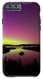 Northern Lights Over Emerald Bay - Phone Case