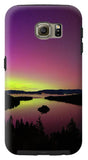 Northern Lights Over Emerald Bay - Phone Case