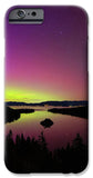 Northern Lights Over Emerald Bay - Phone Case