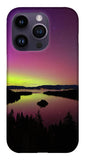 Northern Lights Over Emerald Bay - Phone Case