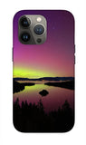 Northern Lights Over Emerald Bay - Phone Case