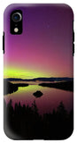 Northern Lights Over Emerald Bay - Phone Case