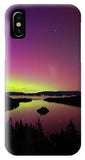 Northern Lights Over Emerald Bay - Phone Case