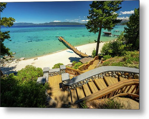 36 Million Dollar Lake Tahoe View - Metal Print