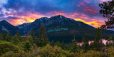 Emerald Bay Secret Sunset Panorama By Brad Scott - Art Print