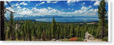 A Heavenly View By Brad Scott - Canvas Print-20.000" x 6.625"-Lake Tahoe Prints