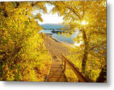 Autumn Steps - Lake Tahoe - Metal Print