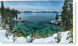 Blue Bird Secret Cove By Brad Scott - Canvas Print-12.000" x 6.000"-Lake Tahoe Prints