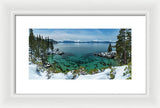 Blue Bird Secret Cove By Brad Scott - Framed Print