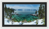 Blue Bird Secret Cove By Brad Scott - Framed Print