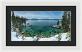 Blue Bird Secret Cove By Brad Scott - Framed Print