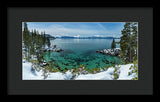 Blue Bird Secret Cove By Brad Scott - Framed Print