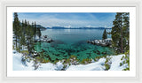 Blue Bird Secret Cove By Brad Scott - Framed Print