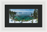 Blue Bird Secret Cove By Brad Scott - Framed Print