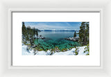 Blue Bird Secret Cove By Brad Scott - Framed Print