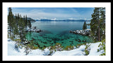 Blue Bird Secret Cove By Brad Scott - Framed Print