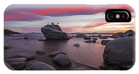 Bonsai Rock On Fire by Brad Scott - Phone Case-Phone Case-IPhone X Case-Lake Tahoe Prints