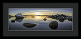 Bonsai Rock Sunset - Framed Print