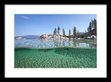 Classic Split By Dylan Silver - Framed Print