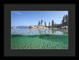 Classic Split By Dylan Silver - Framed Print