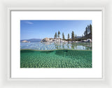 Classic Split By Dylan Silver - Framed Print