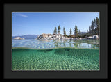 Classic Split By Dylan Silver - Framed Print