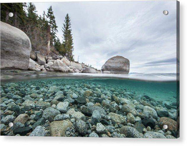 Clean Granite By Dylan Silver - Acrylic Print
