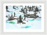 Desolation Blue Ice - Framed Print